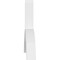 Ekena Millwork Archdale Architectural Grade PVC Gable Bracket, 72"W x 27"H x 4"D x 4"F, 9/12 Pitch GBP072X27X0404ARC00 - alternate 2